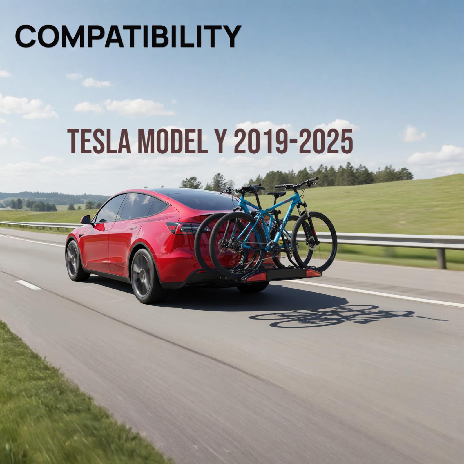 Amazon | Tesla Model Y 2019-2025用トレーラーヒッチ - 2インチ